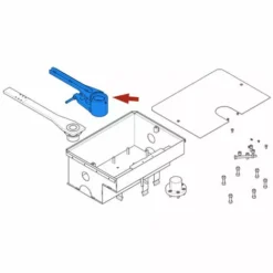 Came Pièce Détachée Levier Fixation Déverrouillage Frog Plus 119ria101