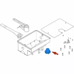 Came Pièce Détachée Pivot Caisse Frog Plus 119ria105