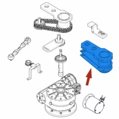Came Pièce Détachée étrier Gauche Fixation Portail Superfrog 119ria039