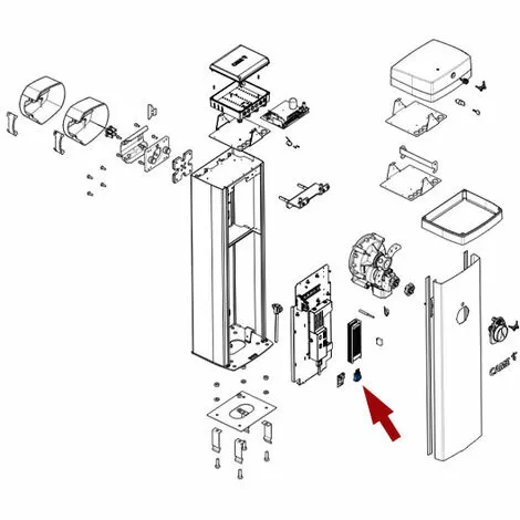 Came Pièce De Détachée Connecteur Femelle Ligne Gpx Twister 2p 88003-0121 1 Came Pièce De Détachée Connecteur Femelle Ligne Gpx Twister 2p 88003-0121