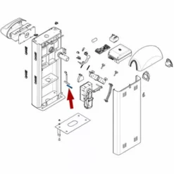Came Pièce De Détachée Petite Tige De Déverrouillage Gard8 119rig515