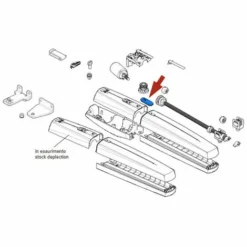 Came Pièce Détachée Bouchon Pour Serrure Opp001 Ral 7024 88001-0081