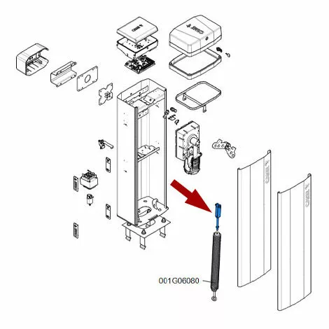 Came Pièce Détachée Tirant Ressort Gt4 88003-0077 1 Came Pièce Détachée Tirant Ressort Gt4 88003-0077